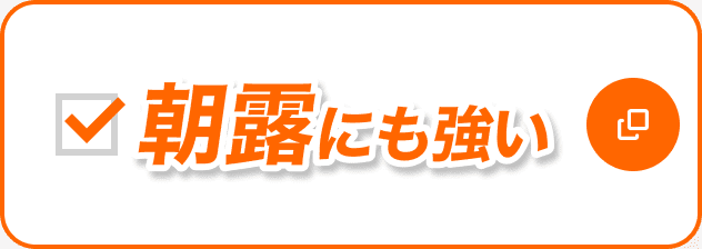 朝露にも強い